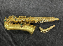 Late Vintage C.G. Conn New Wonder I Alto Saxophone in Gold Plate # 139117